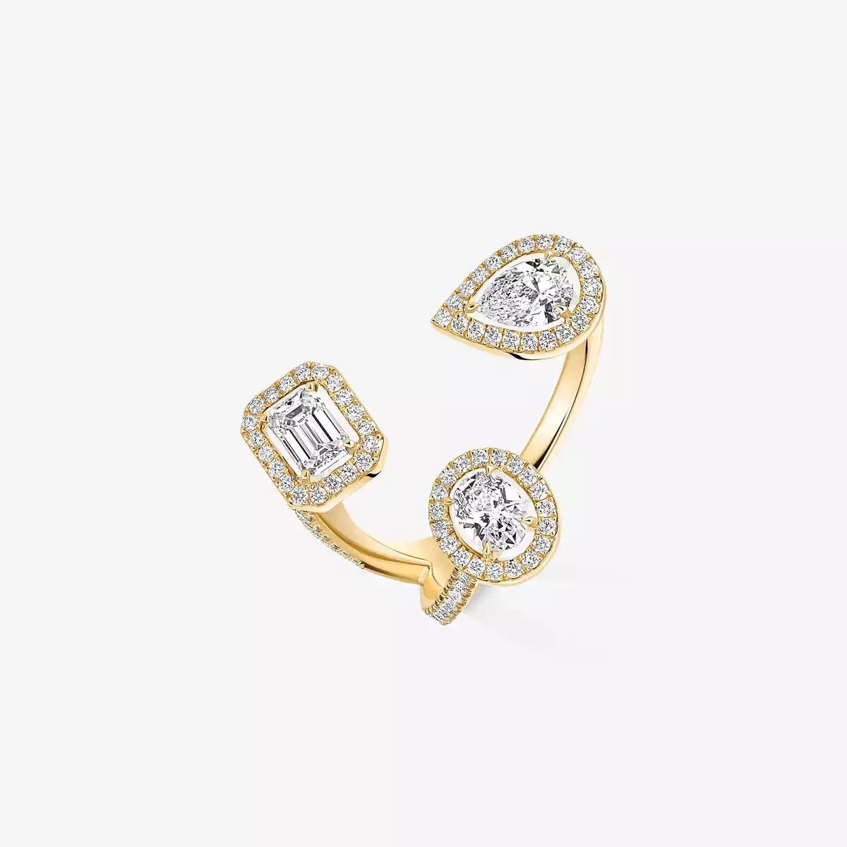 [Amore]  Diamond Ring 0,25ct My Twin Trilogy