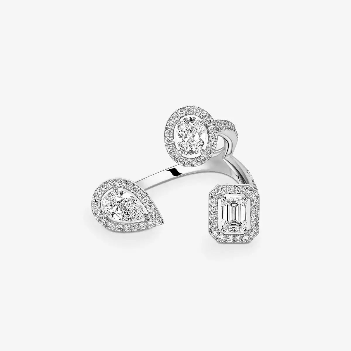 [Amore]  Diamond Ring 0,25ct My Twin Trilogy
