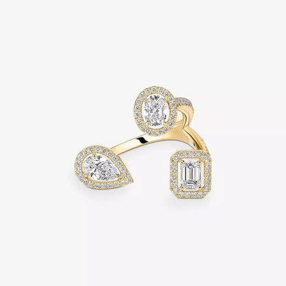[Amore]  Diamond Ring 0,25ct My Twin Trilogy