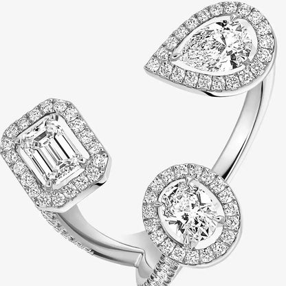 [Amore]  Diamond Ring 0,25ct My Twin Trilogy