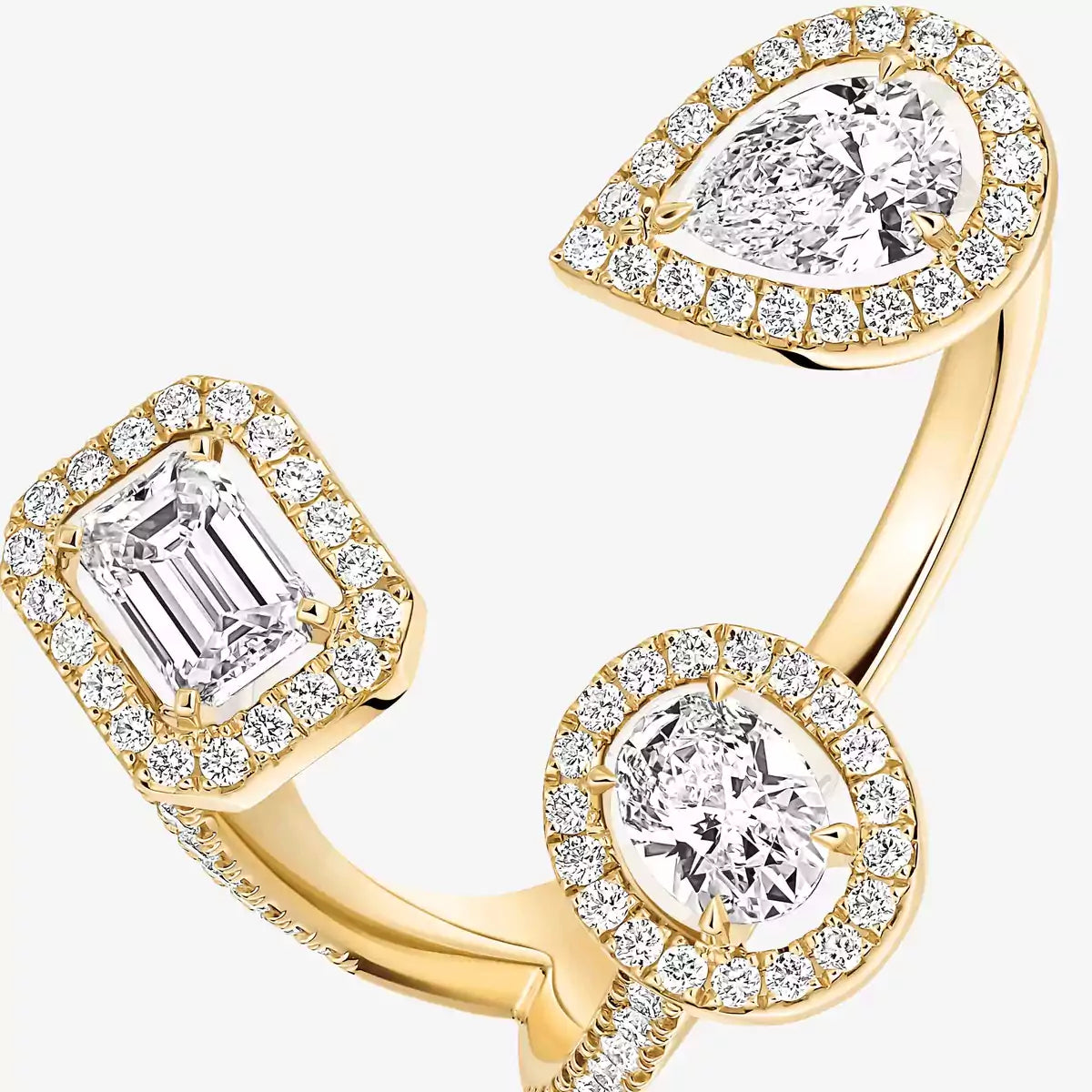 [Amore]  Diamond Ring 0,25ct My Twin Trilogy