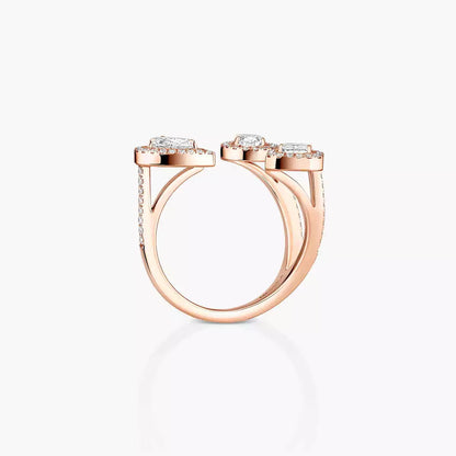 [Amore]  Diamond Ring 0,25ct My Twin Trilogy