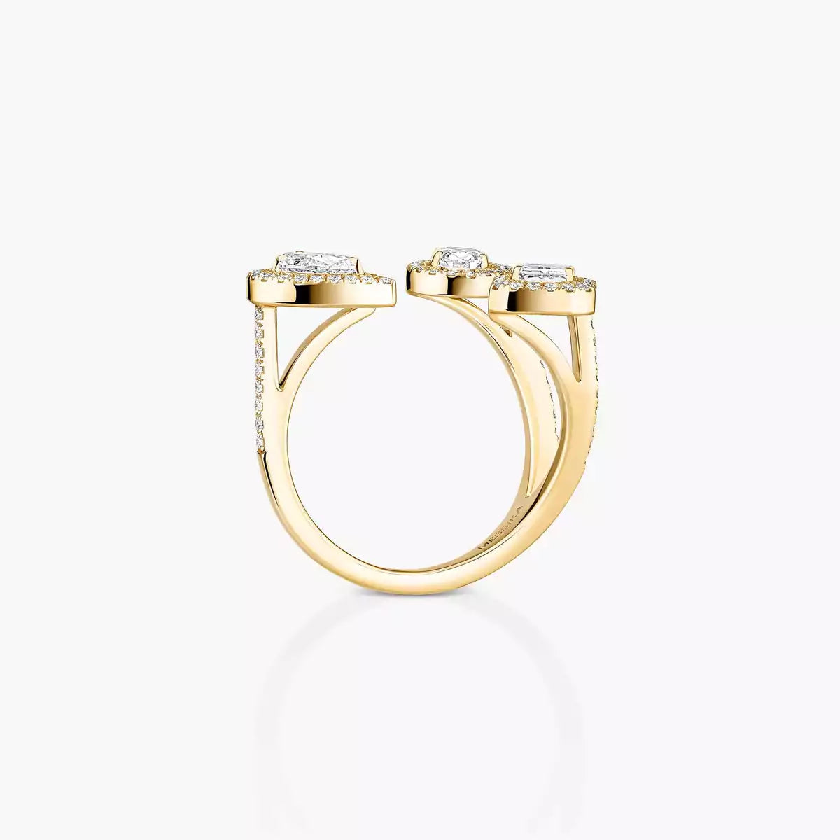 [Amore]  Diamond Ring 0,25ct My Twin Trilogy