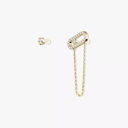 [Amore]Move Uno Diamond Earrings