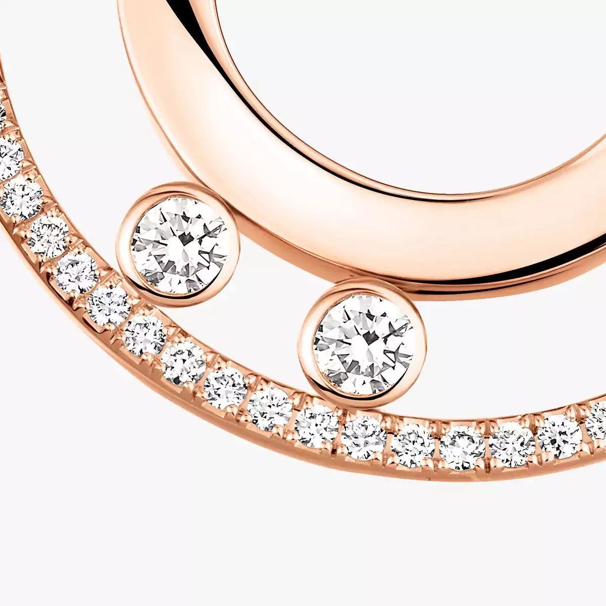[Amore] Move Romane Small Diamond Hoop Earrings