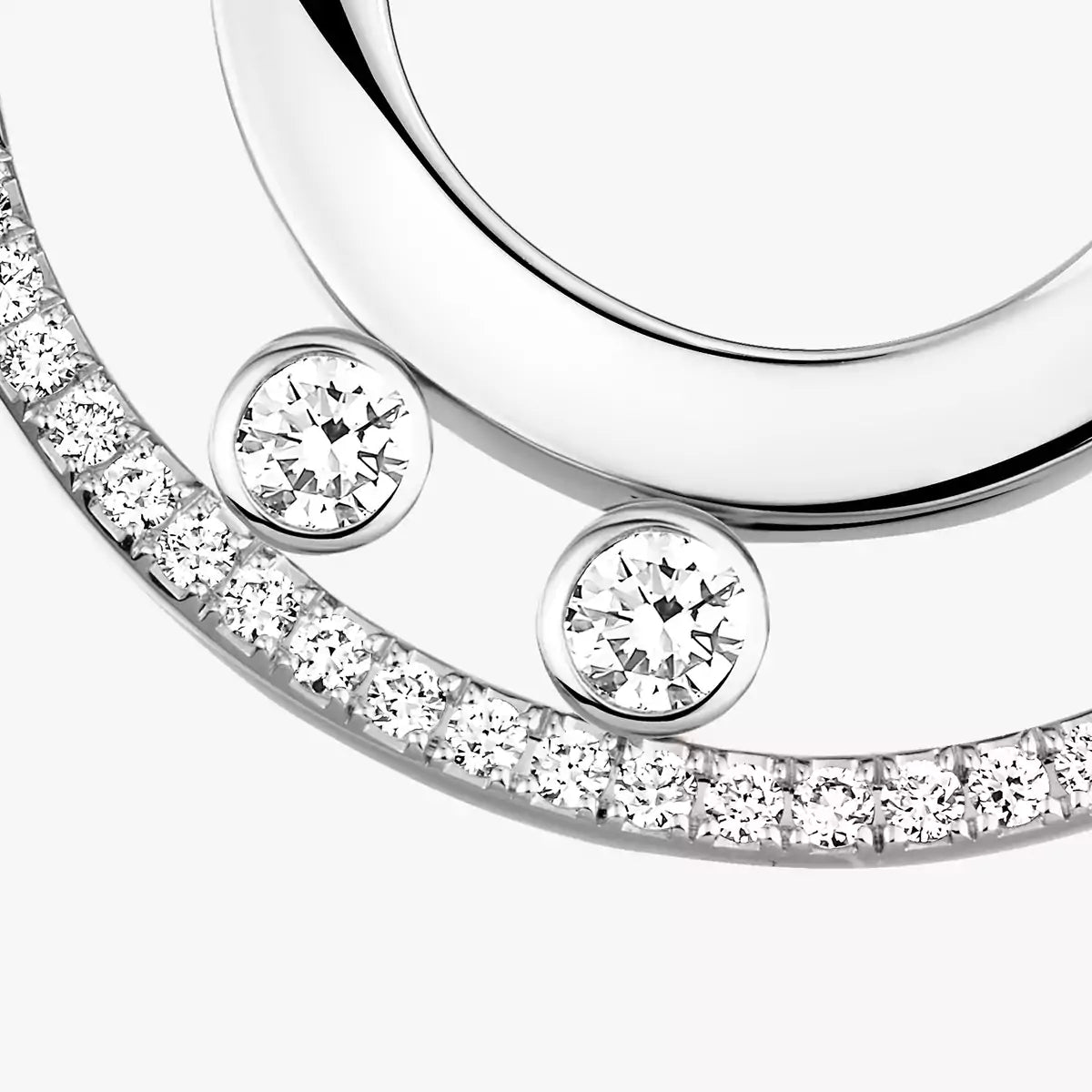 [Amore] Move Romane Small Diamond Hoop Earrings