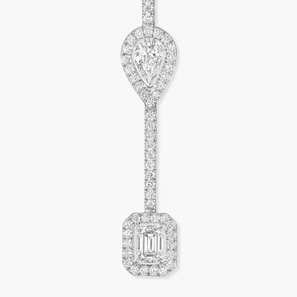 [Amore]Diamond Drop Earrings My Twin