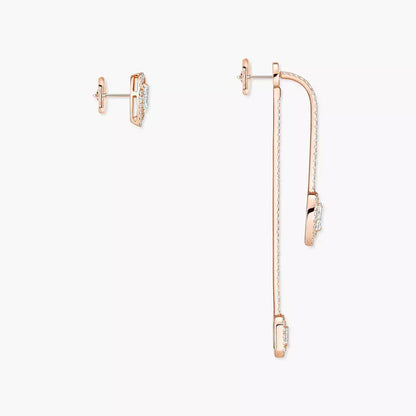 [Amore]Diamond Drop Earrings My Twin