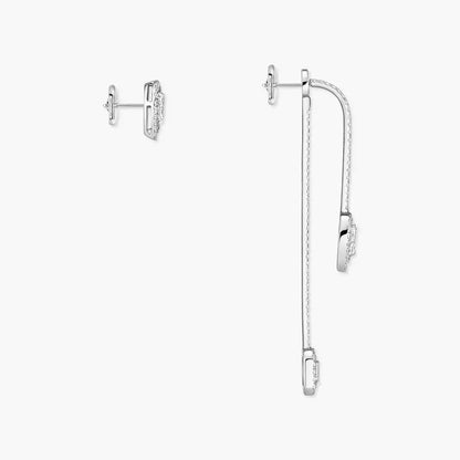[Amore]Diamond Drop Earrings My Twin