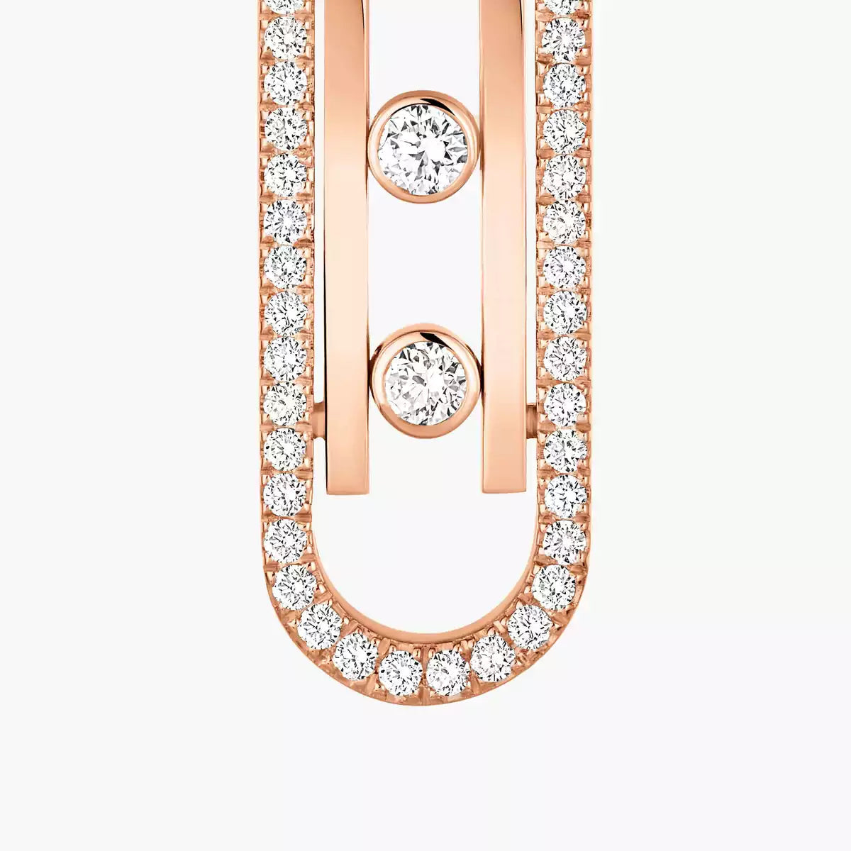 [Amore]Diamond Pendant Earrings Move 10Th