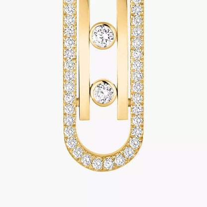 [Amore]Diamond Pendant Earrings Move 10Th