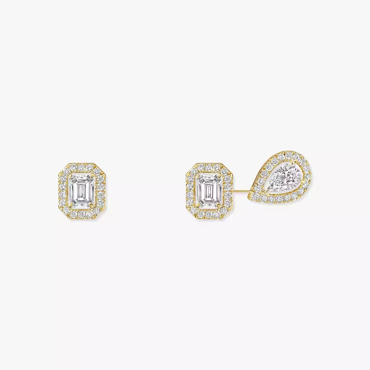 [Amore]Diamond Earrings 0,10ct My Twin 1+2