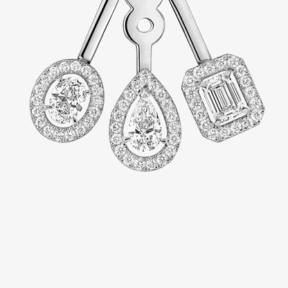 [Amore] My Twin Trio  Diamond Earrings