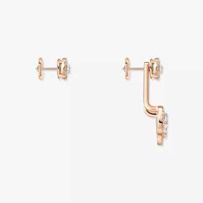 [Amore] My Twin Trio  Diamond Earrings