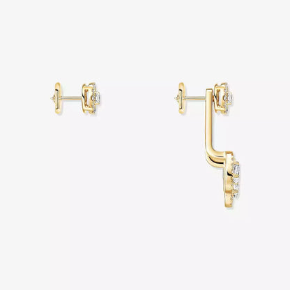 [Amore] My Twin Trio  Diamond Earrings