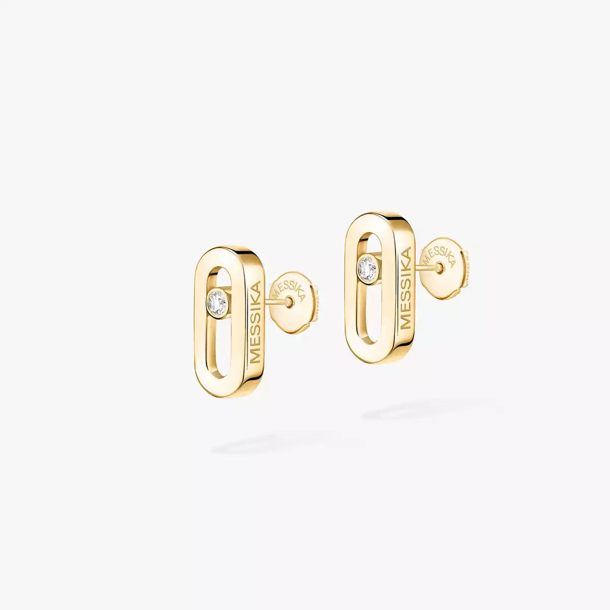 [Amore]Move Uno Diamond Stud Earrings