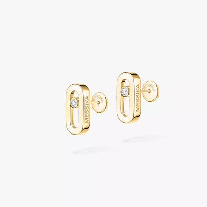 [Amore]Move Uno Diamond Stud Earrings