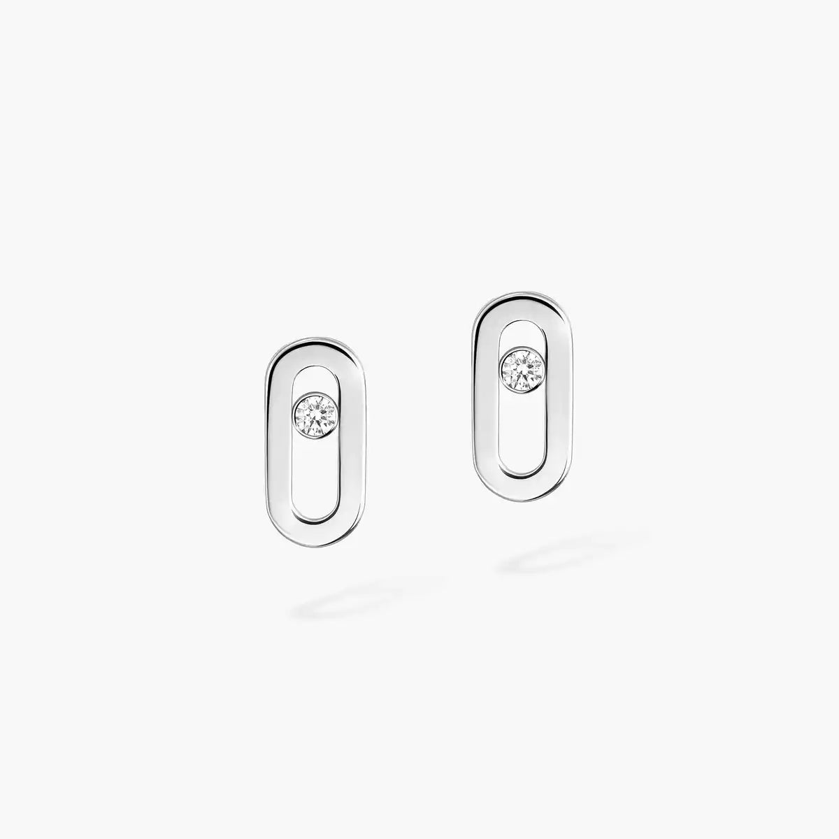 [Amore]Move Uno Diamond Stud Earrings