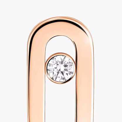 [Amore]Move Uno Diamond Stud Earrings