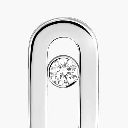 [Amore]Move Uno Diamond Stud Earrings