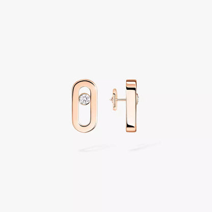 [Amore]Move Uno Diamond Stud Earrings