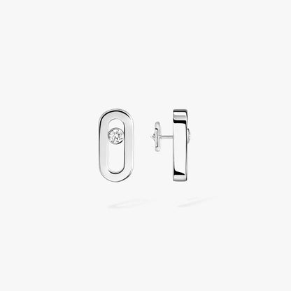 [Amore]Move Uno Diamond Stud Earrings