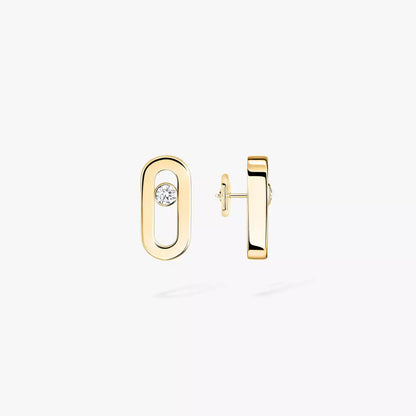 [Amore]Move Uno Diamond Stud Earrings
