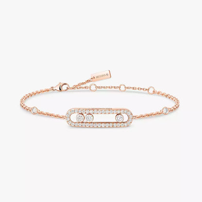 [Amore]Pavé Baby Move Diamond Bracelet