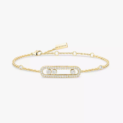 [Amore]Pavé Baby Move Diamond Bracelet