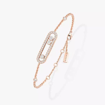 [Amore]Pavé Baby Move Diamond Bracelet