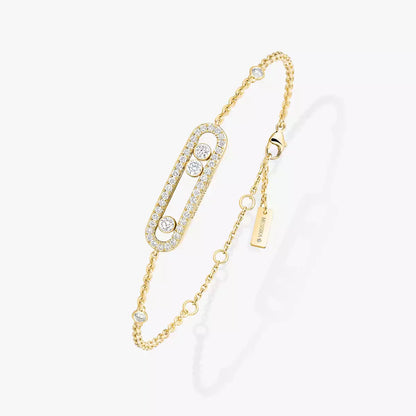 [Amore]Pavé Baby Move Diamond Bracelet