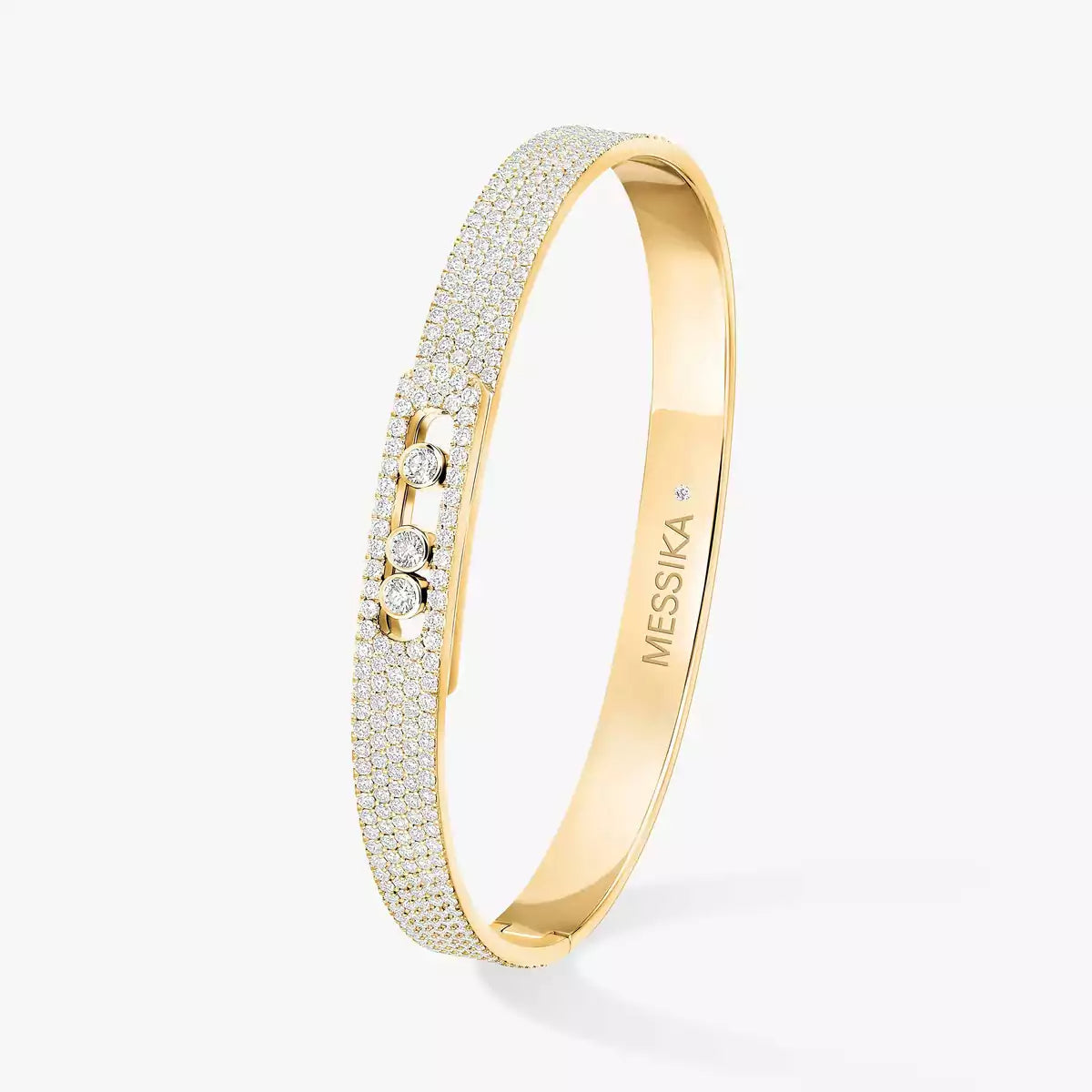 [Amore]Move Noa Full Pavé Diamond Bangle Bracelet