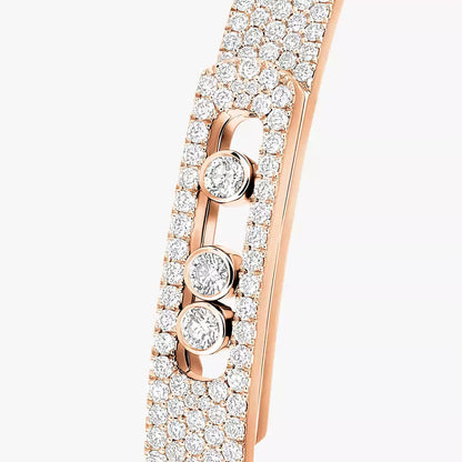 [Amore]Move Noa Full Pavé Diamond Bangle Bracelet
