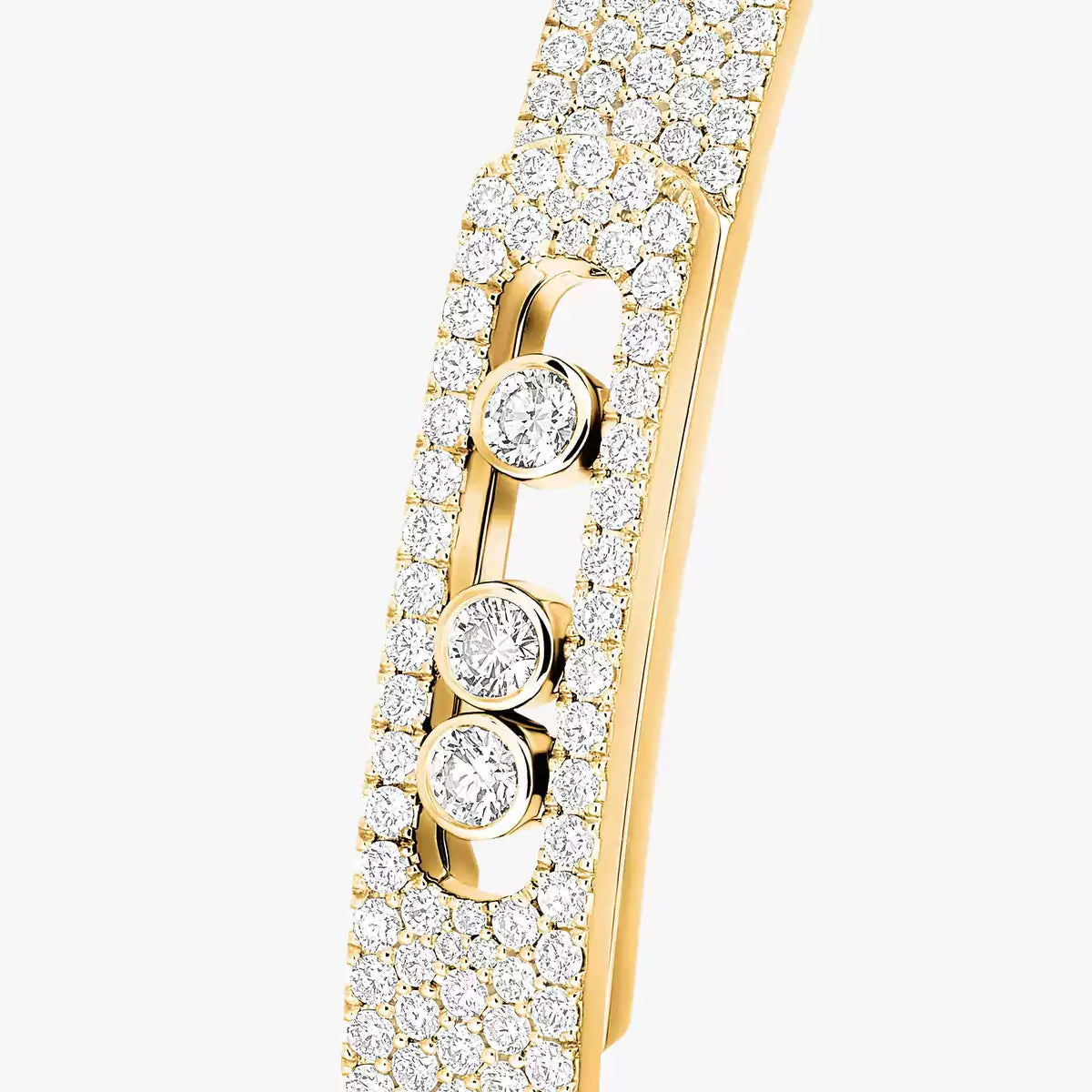 [Amore]Move Noa Full Pavé Diamond Bangle Bracelet