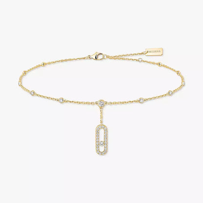 [Amore] Move Uno pavé ankle bracelet
