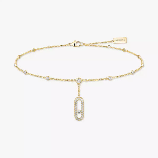 [Amore] Move Uno pavé ankle bracelet