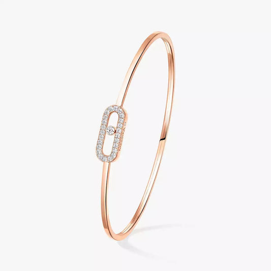 [Amore]Move Uno pavé flex bangle medium