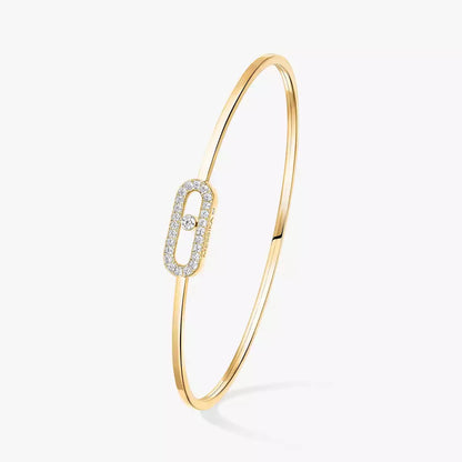 [Amore]Move Uno pavé flex bangle medium