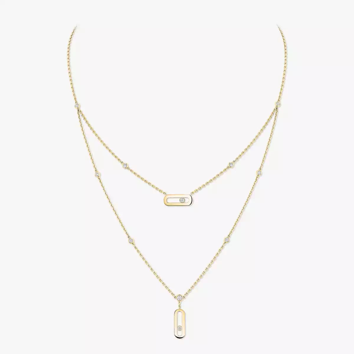[Amore] Move Uno Diamond Necklace