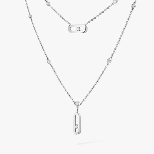 [Amore] Move Uno Diamond Necklace