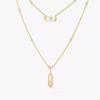 [Amore] Move Uno Diamond Necklace