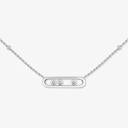 [Amore] Baby Move Gold Diamond Necklace