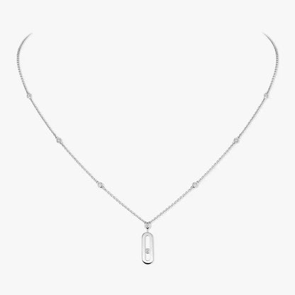 [Amore] Move Uno Gold Diamond Long Necklace