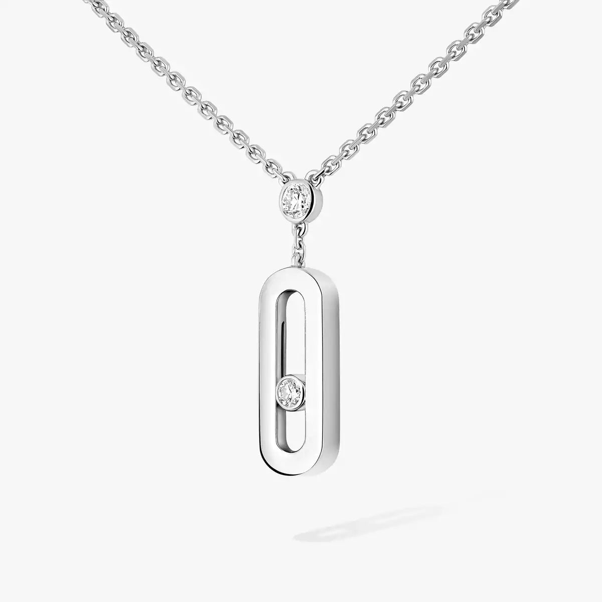 [Amore] Move Uno Gold Diamond Long Necklace