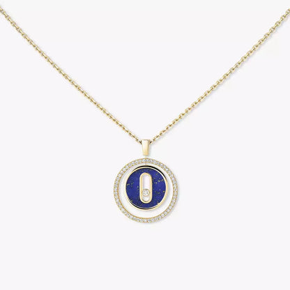 [Amore]Lucky Move Diamond Necklace in Rose Gold and White Mother-of-Pearl