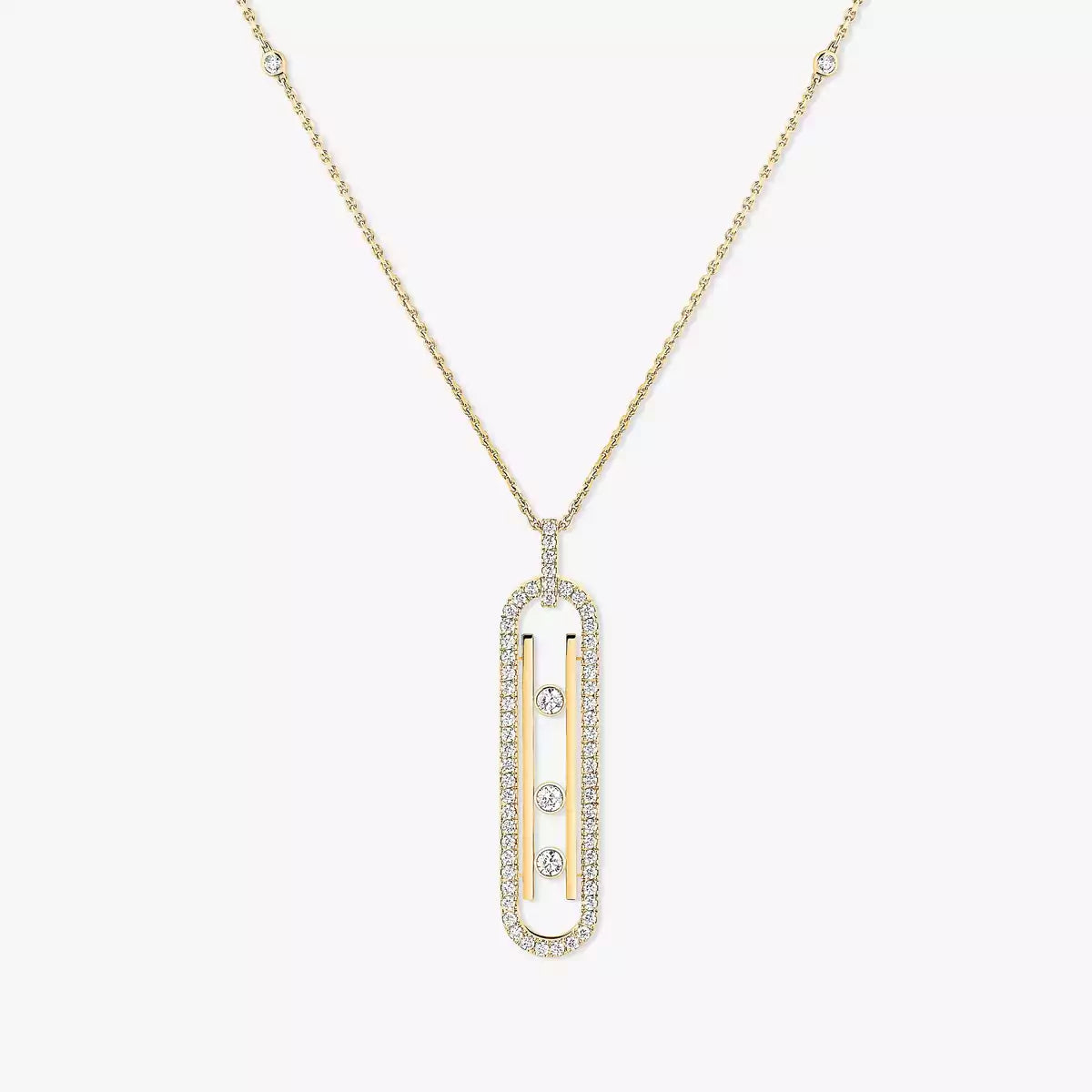[Amore]Diamond Necklace Move 10Th