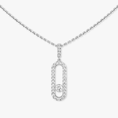 [Amore]Move Uno Diamond Necklace in Rose Gold