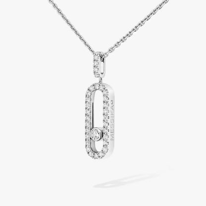 [Amore]Move Uno Diamond Necklace in Rose Gold