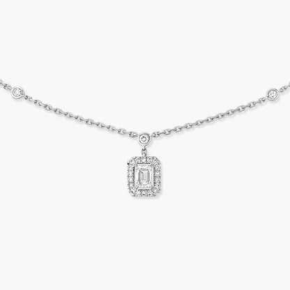 [Amore]My Twin Diamond Necklace in Silver
