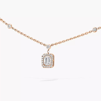 [Amore]My Twin Diamond Necklace in Silver